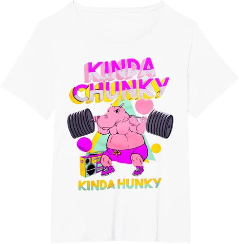 Vista 106 de Kinda Chunky Kinda Hunky, camiseta de gimnasio para culturismo, Negro