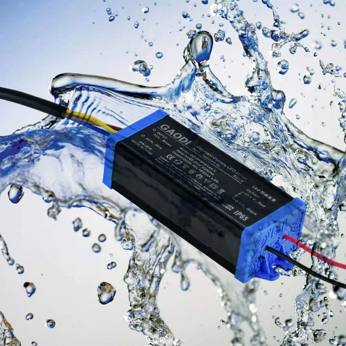 Vista 6 de Transformadores/conductor de corriente constante al aire libre de 50W, AC85-265V, DC24-36V 1500mA aislado, IP65 impermeable, adaptador de fuente