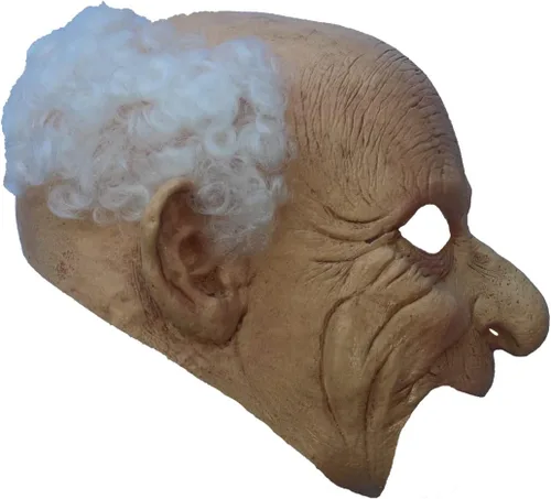 Vista 2 de Ghoulish Gus Dlx - Máscara de látex sin chinless, color beige, talla única, Multi