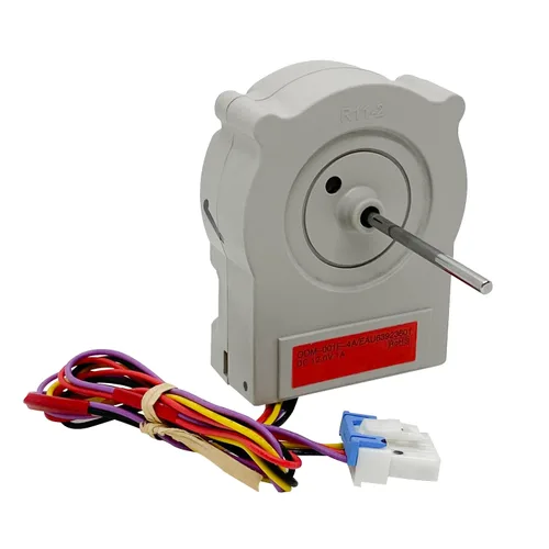 Vista 2 de EAU63923601 Motor del ventilador del condensador del refrigerador para las piezas de repuesto del refrigerador LG Haier, el motor del ventilador