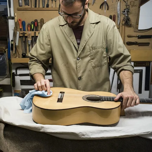 Vista 4 de Paño de limpieza para flauta, paño de limpieza de microfibra para violín, paño de limpieza suave sin pelusa para flauta, violonchelo, viola