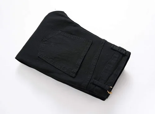 Vista 6 de Leward Pantalones de mezclilla elásticos y desgastados para hombre