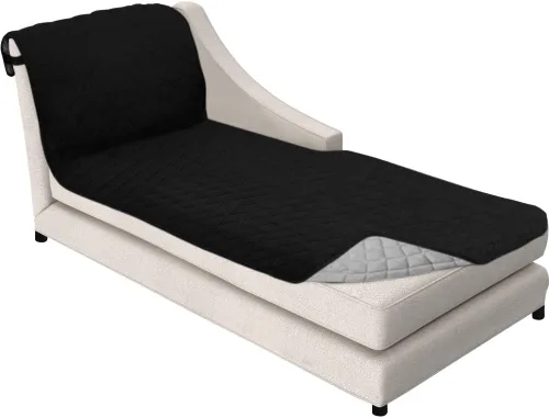 Vista 120 de Sofa Shield - Funda para sofá Loveseat con correa patentada, protector de cojín, funda reversible diseñada en EE. UU. resistente a manchas