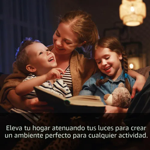 Vista 2 de Leviton Decora Smart regulador de intensidad, Wi-Fi 2ª generación, requiere cable neutro, funciona con Matter, My Leviton, Alexa, Asistente