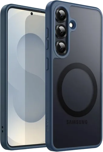 Vista 18 de JETech Estuche magnético para Samsung Galaxy S24 5G, compatible con MagSafe, funda protectora para teléfono con parte trasera translúcida y mate a