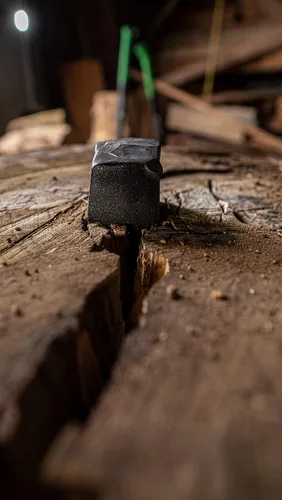 Vista 5 de Hooyman Herramienta divisora de troncos de 5 libras con construcción resistente y acero duradero de alta resistencia para tala de árboles, corte
