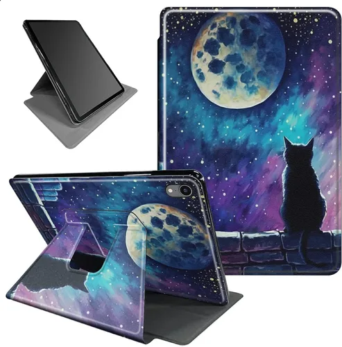 Vista 101 de Funda para iPad mini 6 para iPad mini 6ª generación 8.3 pulgadas 2021 360 grados giratorio soporte ligero protector inteligente cubierta