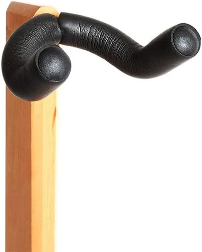 Vista 5 de Ruach GS-6 Soporte de madera para guitarra bajo - Hecho a mano de cereza y nogal