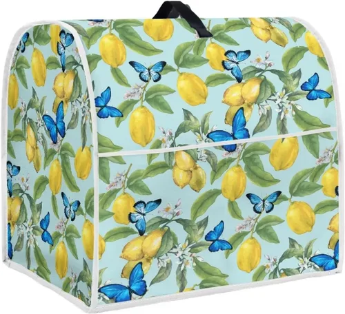 Vista 26 de Funda para batidora con estampado de girasol y bandera americana, cubierta protectora contra el polvo, adecuada para la mayoría de los modelos