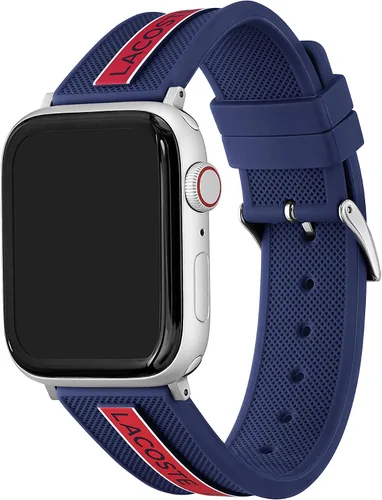 Vista 2 de Lacoste Correa de silicona unisex para Apple de color Moderno
