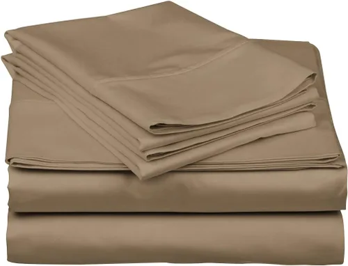 Vista 8 de Juego de sábanas de 800 hilos de 4 piezas, 100% algodón, color burdeos, para cama de tamaño individual, juego de ropa de cama de algodón de fibra