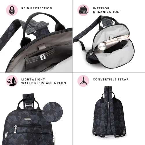 Vista 3 de Baggallini Mochila convertible esencial, Negro
