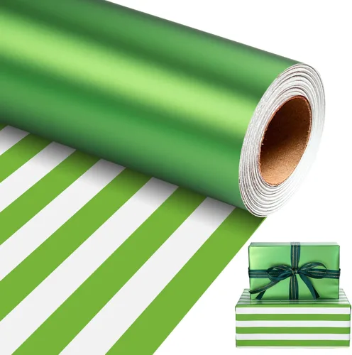 Vista 29 de Homeral Rollo de papel de regalo Jumbo de 30 pulgadas x 32.8 pies, color azul rey metálico para Navidad, cumpleaños, vacaciones, boda, baby shower