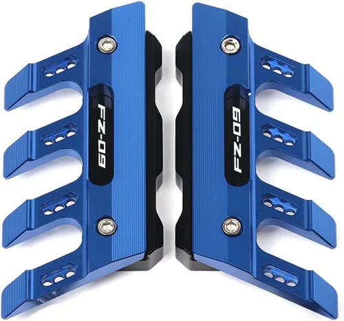 Vista 9 de Motocicleta CNC guardabarros delantero anti-caída deslizante protector de horquilla delantera para Yamaha FZ-09 Anticaída marco deslizante