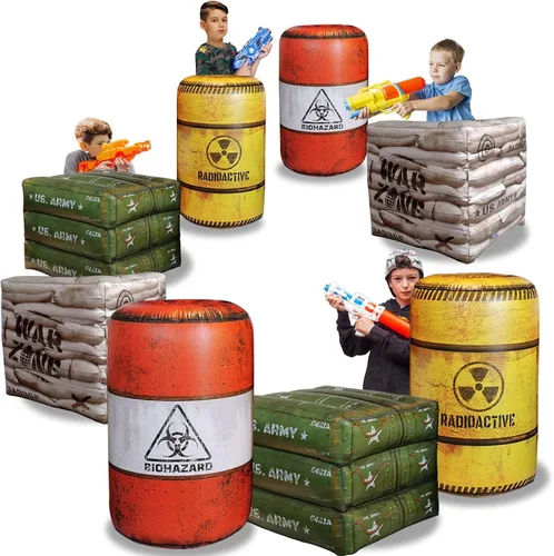 Vista 6 de Combat Battlefield compatible con etiqueta láser, pistola de agua, pistola de dardos, perfecto para actividades de cumpleaños de niños y niñas