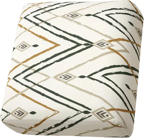 Vista 25 de Fuloon Fundas de Cojines para Sofá, Fundas de Cojines de Asiento Elásticas Estampadas, Fundas Protectoras Lavables para Muebles, para Sillón