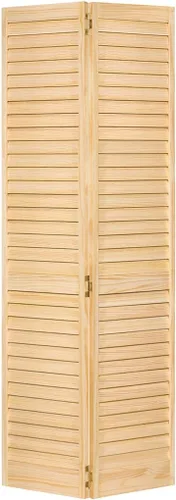 Vista 10 de Puerta de armario Kimberly Bay, plegable, Louver Louver Plantación (24x80)