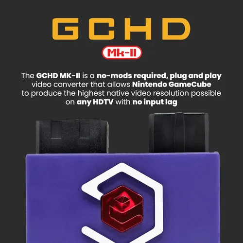 Vista 3 de EON GCHD Mk-II Adaptador HDMI Gamecube (HDMIndigo)
