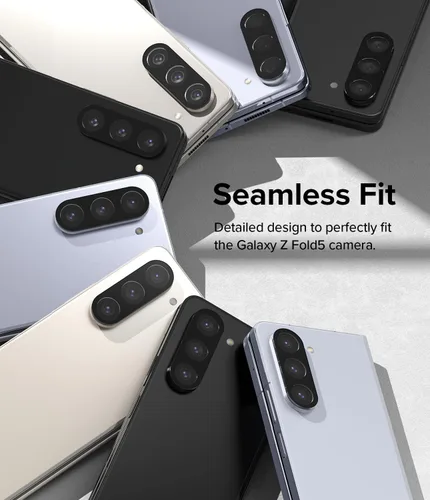 Vista 4 de Ringke Cristal de cámara [protección multicapa] compatible con Samsung Galaxy Z Fold 5, protector de lente de cámara de vidrio templado, 2
