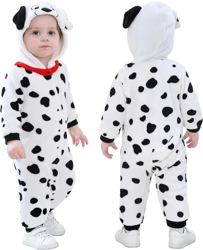 Vista 15 de TONWHAR - Disfraz unisex de animal para bebé y niño pequeño, con capucha, mameluco para invierno, conjunto de disfraz Azul (blue koala)