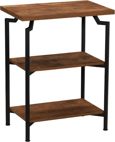 Vista 10 de Household Essentials Mesa de centro rectangular de hierro negro y oro