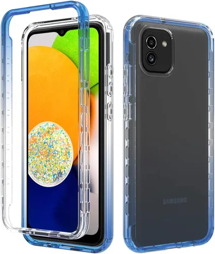 Vista 180 de Pzwoxukhov Funda para Xiaomi Poco M3 M2010J19CG M2010J19CI Caso, alta transparencia, color degradado, funda de absorción de impactos anticaída
