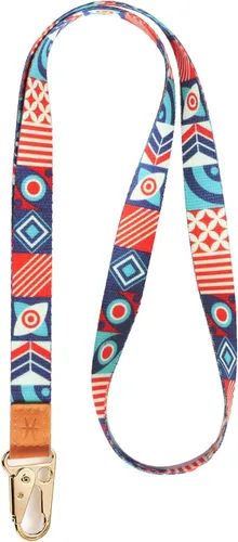Vista 14 de Cordones geniales, correa para el cuello para llaves cartera e insignia de identificación, soporte para llavero