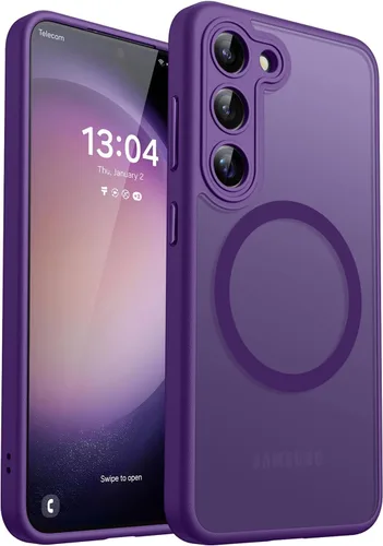 Vista 92 de CANSHN Funda diseñada para Samsung Galaxy A16-5G [protección completa de la cámara] [compatible con Magsafe] funda protectora trasera translúcida