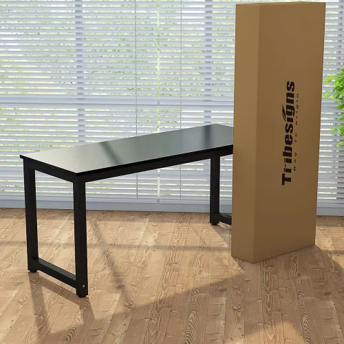 Vista 7 de Mesa para computadora Tribesigns moderna estilo sencillo para PC, portátil, estudio, moderna estación de trabajo para el oficina en casa