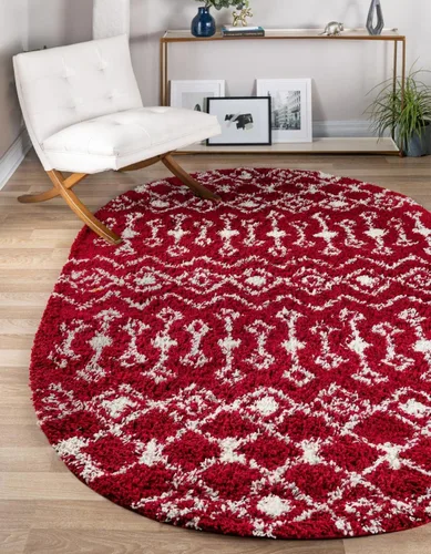 Vista 27 de Unique Loom Moroccan Trellis Shag Collection - Alfombra de área - Meknes (2 pies 2 pulgadas x 3 pies 1 pulgada, rectangular, marrón claro/marfil)