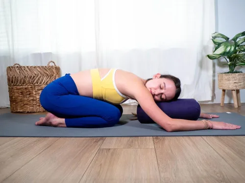 Vista 146 de Sol Living Almohada de yoga rectangular para meditación, accesorios de meditación de algodón, almohada de meditación restaurativa de yoga, almohada
