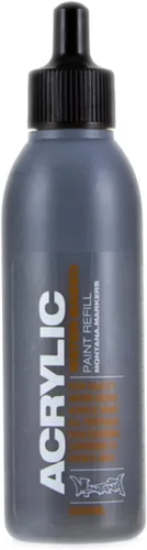 Vista 60 de Montana Cans Recambios de tinta de marcador acrílico, botella de 0.8 fl oz, cortina de hierro (MR25IC)