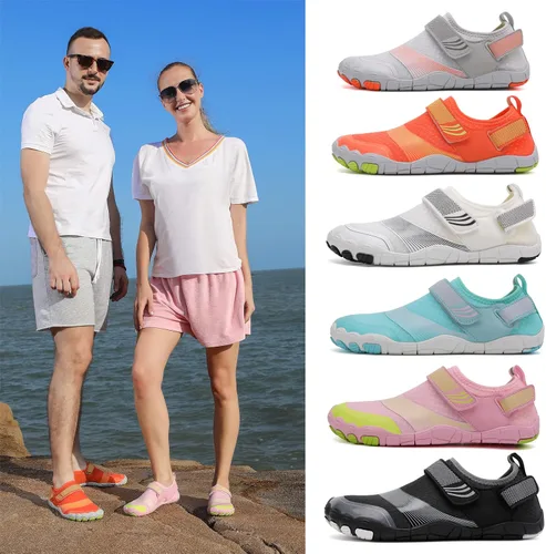 Vista 3 de GZTGZMWG Zapatos de agua para hombres y mujeres, secado rápido, calcetines acuáticos para deportes al aire libre