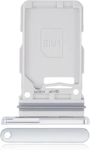 Vista 2 de CMGFIX - Bandeja para tarjetas SIM individual compatible con Samsung Galaxy S21 Plus (negro fantasma)