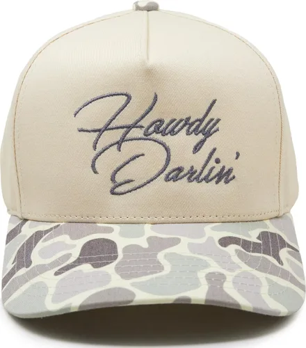 Vista 163 de Funky Junque Gorra de béisbol de 2 tonos para camionero adulto Misbehavin' - Leopardo/Beige