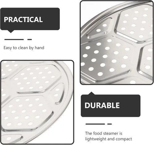 Vista 3 de Steamer Rack Stainless Steel 2pcs for Pressure Cooker and Pot