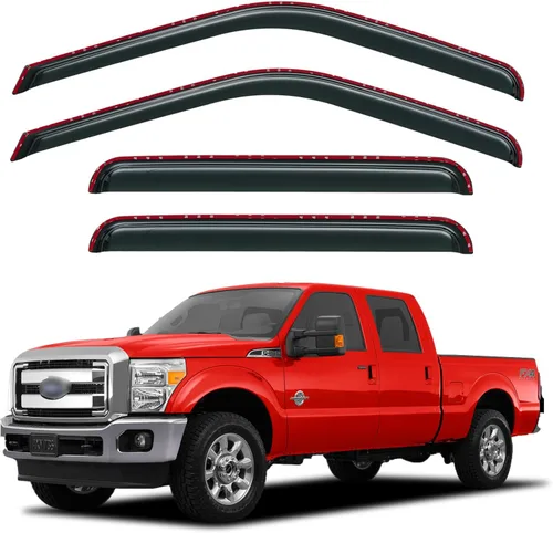 Vista 6 de Viseras de Lluvia para Ventanas para Chevy Silverado/GMC Sierra 1999-2006 1500/2500/3500/2500HD, Viseras de Ventilación para Ventanas Sombras