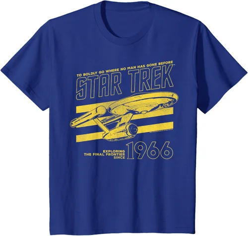 Vista 36 de Star Trek: The Original Series Enterprise '66 Collegiate Camiseta Negro