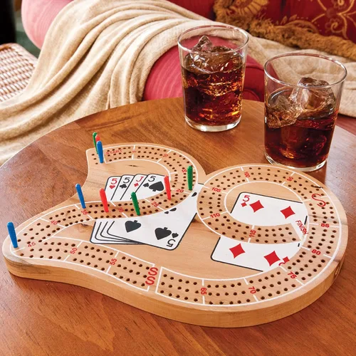 Vista 7 de Mainstreet Classics juego de Cribbage tradicional, de madera, 29 pulgadas (versión US)