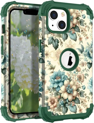 Vista 98 de Hocase Funda para iPhone SE 2022/2020, resistente a prueba de golpes, de plástico duro+goma de silicona, funda protectora híbrida para iPhone SE
