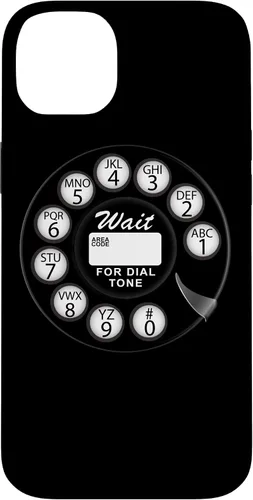 Vista 15 de Divertida caja del teléfono del dial rotatorio analógico retro retro negro lindo negro para el iPhone 17