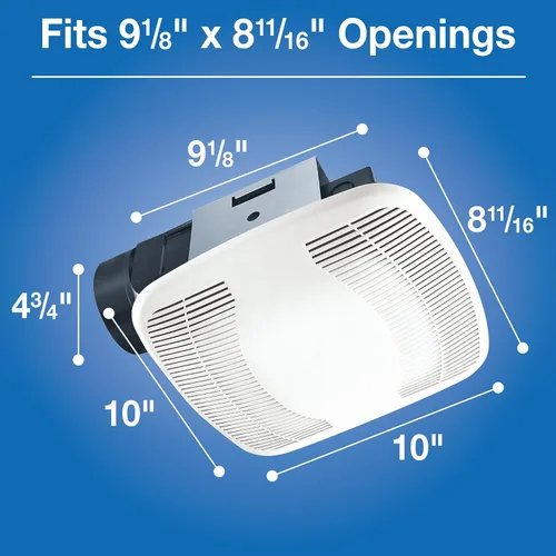 Vista 6 de Air King BFQ50 ENERGY STAR® Qualified - Ventilador Extractor SNAP-IN Calificado, 50 CFM