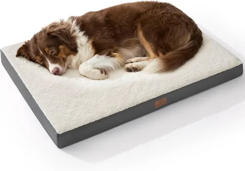 Vista 9 de Bedsure - Cama ortopédica pequeña para perros chicos, impermeable, con funda extraíble lavable, tapete de espuma con forma de huevera para mascotas