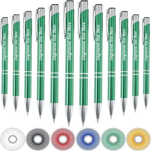 Vista 41 de Bolígrafos personalizados a granel con grabado sin nombre, bolígrafo de impresión personalizada, bolígrafo de metal pastel, regalo personalizado