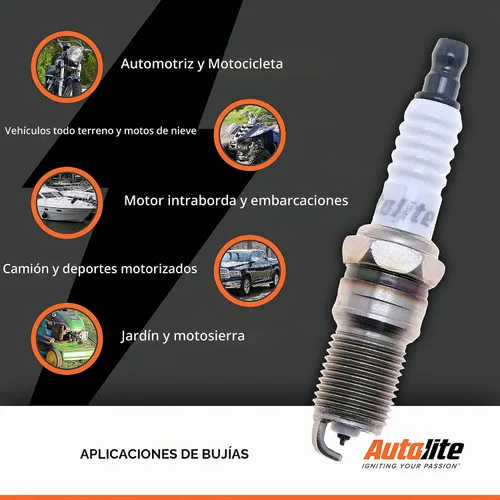 Vista 5 de Autolite Iridium XP - Bujías de repuesto para automóviles, XP105 (paquete de 4)