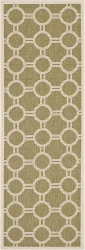Vista 30 de SAFAVIEH Courtyard Collection CY6924 - Alfombra decorativa para interiores y exteriores, impermeable, fácil de limpiar, 2 pies 3 pulgadas x 6 pies 7
