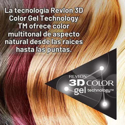 Vista 5 de Revlon Colorsilk - Tinte para el cabello, rubio ceniza oscuro, paquete de 3 unidades 60 rubio ceniza oscuro