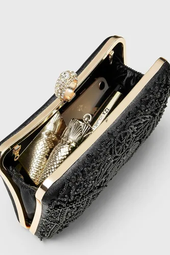 Vista 3 de BABEYOND Bolsos de mano de noche para mujer, accesorios vintage para bolso de noche para mujer, Gatsby de los años 20 con cuentas de lentejuelas