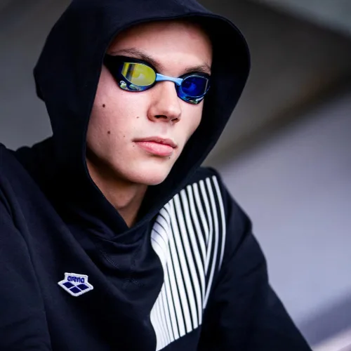 Vista 7 de Arena Gafas de natación de carreras unisex Cobra Core Swipe antivaho para hombres y mujeres con lente de policarbonato con espejo/sin espejo