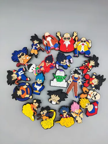 Vista 3 de Msbetod 22 dijes de anime para zapatos para decoración de zapatos, diferentes formas, regalos de fiesta, regalos de cumpleaños para niños